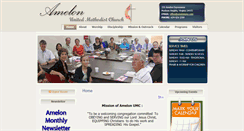 Desktop Screenshot of amelonumc.com