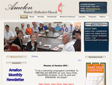 Tablet Screenshot of amelonumc.com
